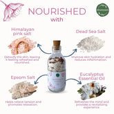 Rose Bath Salt for Muscle Relaxation and Aroma Therapy